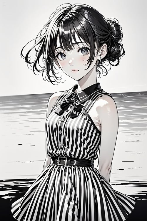 黑白素描二次元 by 绘炫 on Tensor.Art