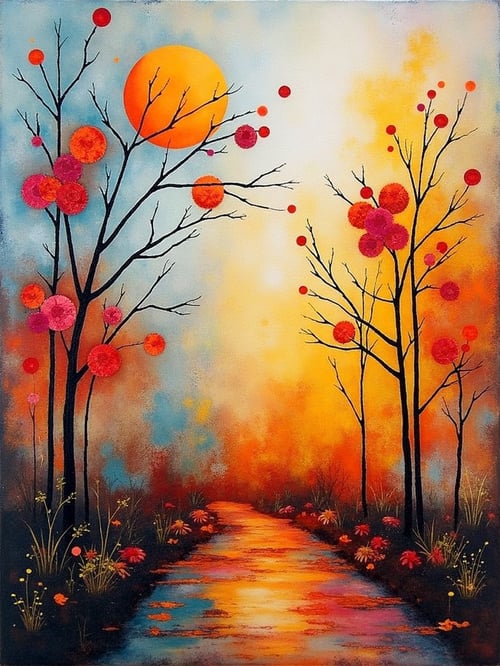 Encaustic  by MyraReed on Tensor.Art