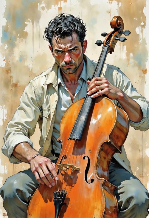 Watercolor painting by Adel_AI on Tensor.Art