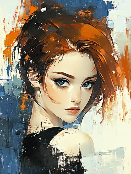 midjourney_WistfulGazeInAutumn by mb76 on Tensor.Art