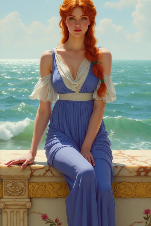 John William Godward Style by PepeTHunter on Tensor.Art