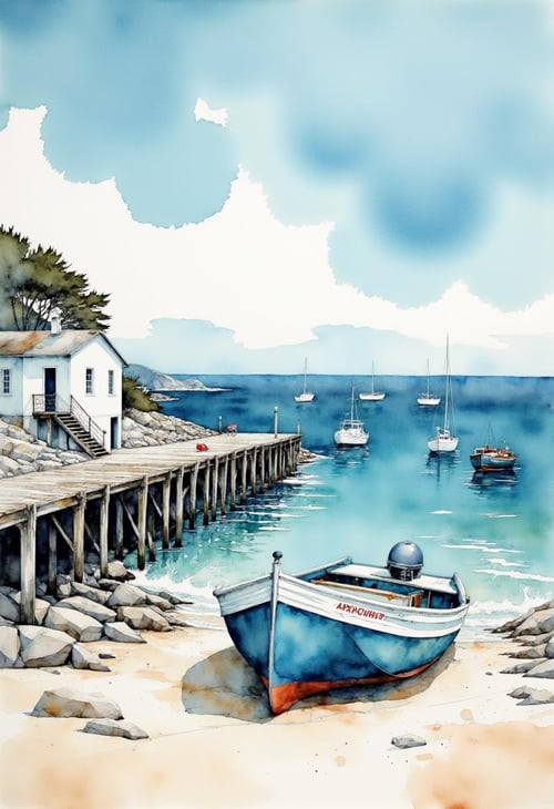 Watercolor painting by Adel_AI on Tensor.Art