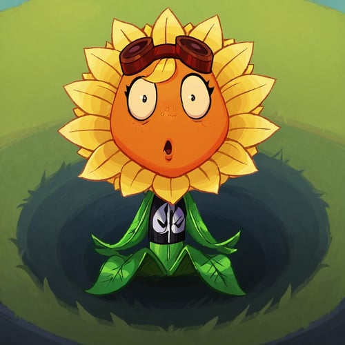 Solar Flare - Plants vs. Zombies / PVZ Heroes (Pon by Eny5000 on Tensor.Art