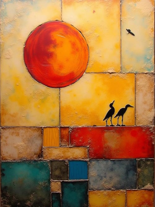 Encaustic  by MyraReed on Tensor.Art