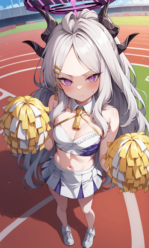 [PONY] Cheerleader Outfit | Blue Archive by scarxzys_ on Tensor.Art