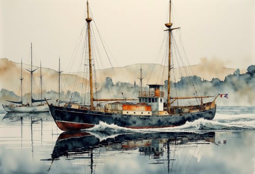 Watercolor painting by Adel_AI on Tensor.Art
