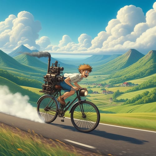 [ABM] Anime Studio Ghibli Style by Azwar Black Mask on Tensor.Art