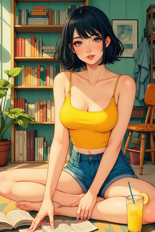 手绘美女生活模型-flux1.0 by ai老头 on Tensor.Art