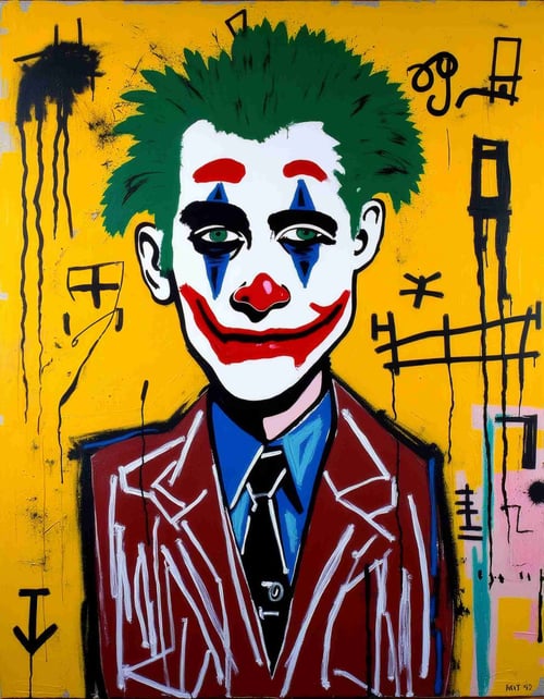 Jean-Michel Basquiat style  [by shahinkhll] by MacrossManiac on Tensor.Art