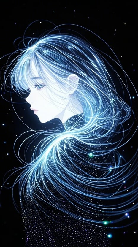 点线画霓虹风格模型-flux1.0 by ai老头 on Tensor.Art