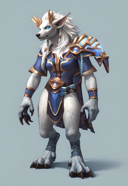 Hydromïel Worgen Form (OC) - World of Warcraft [SDXL Pony] by interfusor on Tensor.Art
