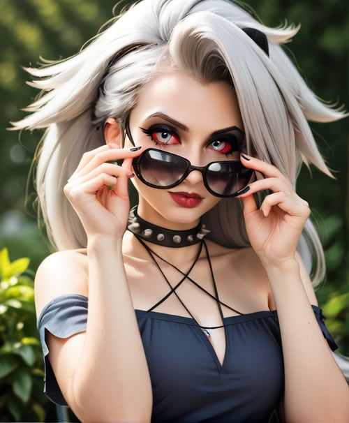 pulling sunglasses down by bliz on Tensor.Art