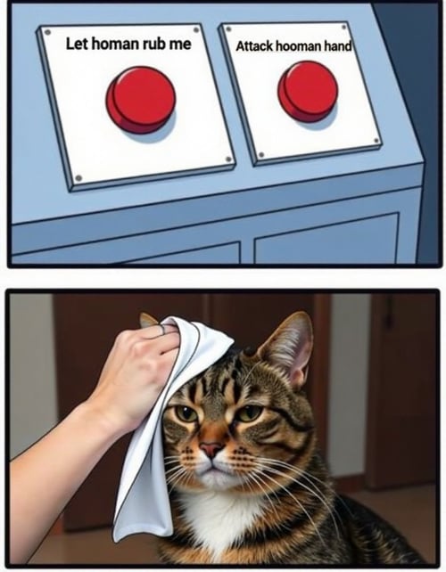 Daily Struggle / Two Buttons Meme by MacrossManiac on Tensor.Art