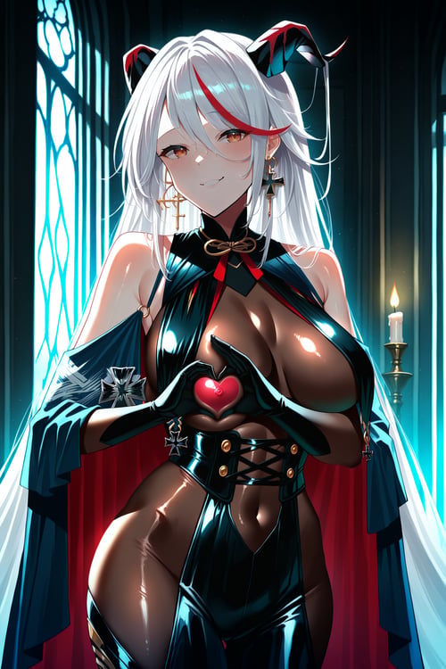 [ConceptXL Illustrious]Heart-Shaped Boob Challenge by miaomiao on Tensor.Art