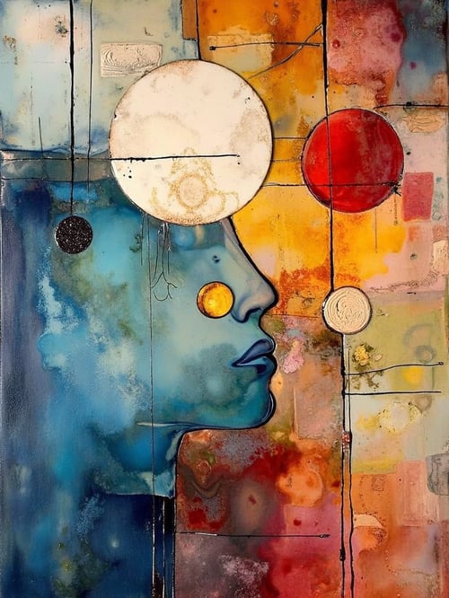 Encaustic by MyraReed on Tensor.Art