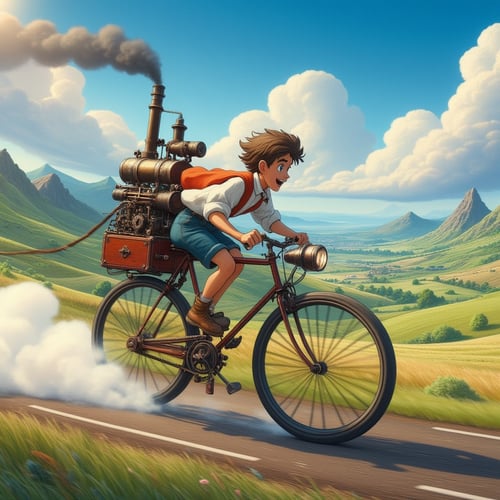 [ABM] Anime Studio Ghibli Style by Azwar Black Mask on Tensor.Art