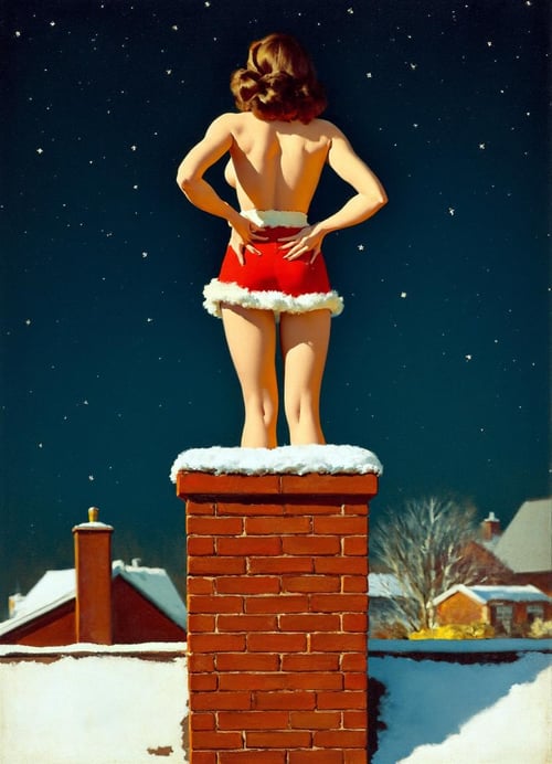 Gil Elvgren Style [by knowsnose] by MacrossManiac on Tensor.Art