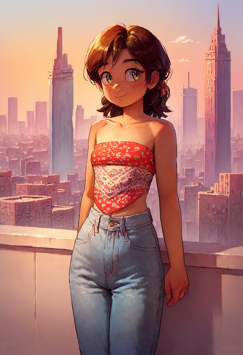 BT Bandana Top by mbanuc on Tensor.Art