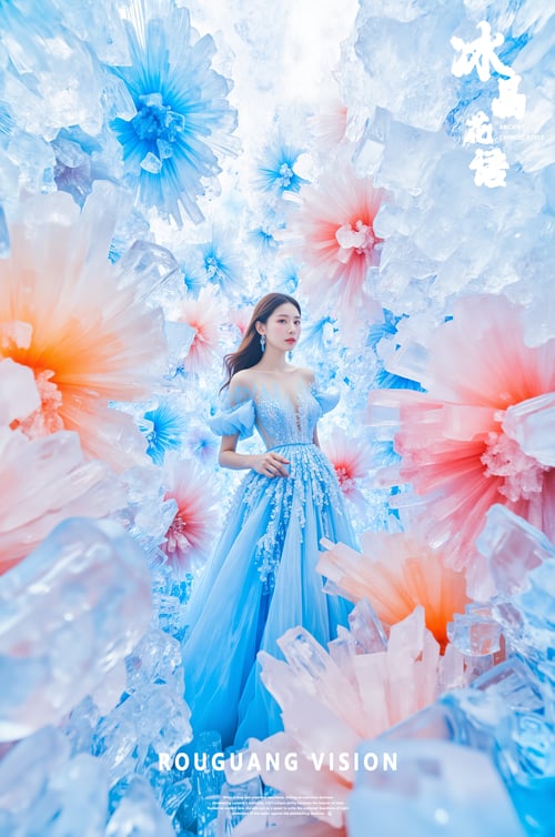 冰晶花语 by 柔光灯 on Tensor.Art
