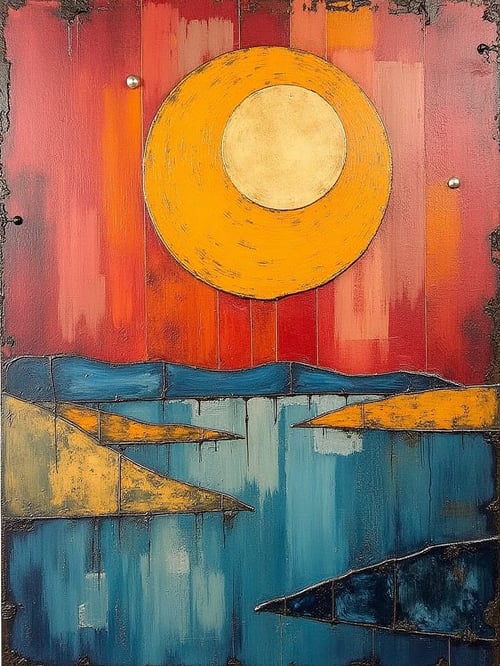 Encaustic by MyraReed on Tensor.Art