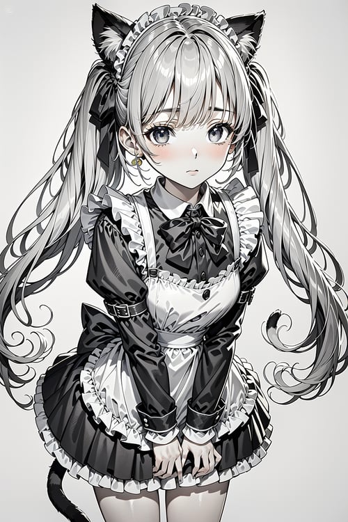 黑白素描二次元 by 绘炫 on Tensor.Art