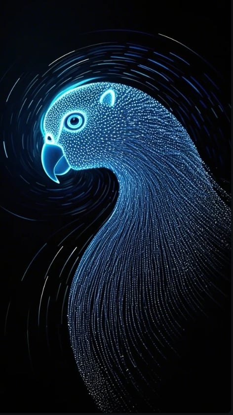 点线画霓虹风格模型-flux1.0 by ai老头 on Tensor.Art
