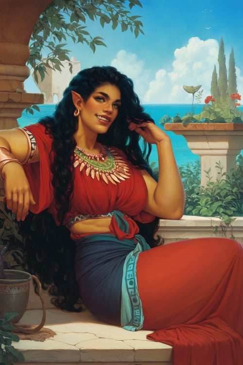 John William Godward Style by PepeTHunter on Tensor.Art