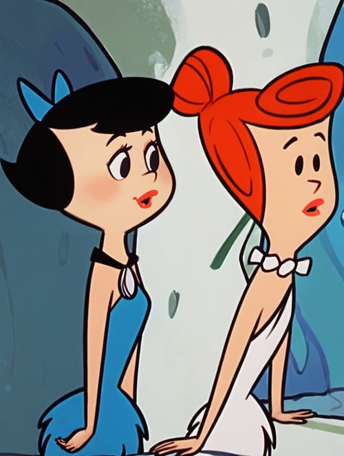 Wilma Flintstone & Betty Rubble - The Flintstones by Masterball26 on Tensor.Art