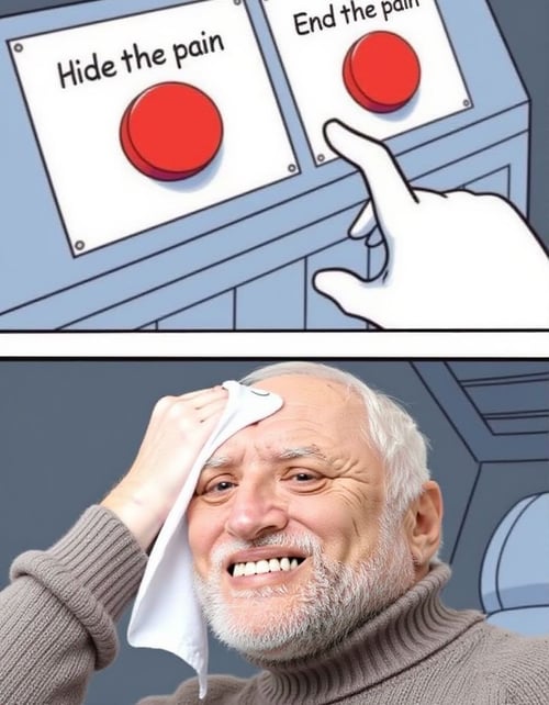 Daily Struggle / Two Buttons Meme by MacrossManiac on Tensor.Art