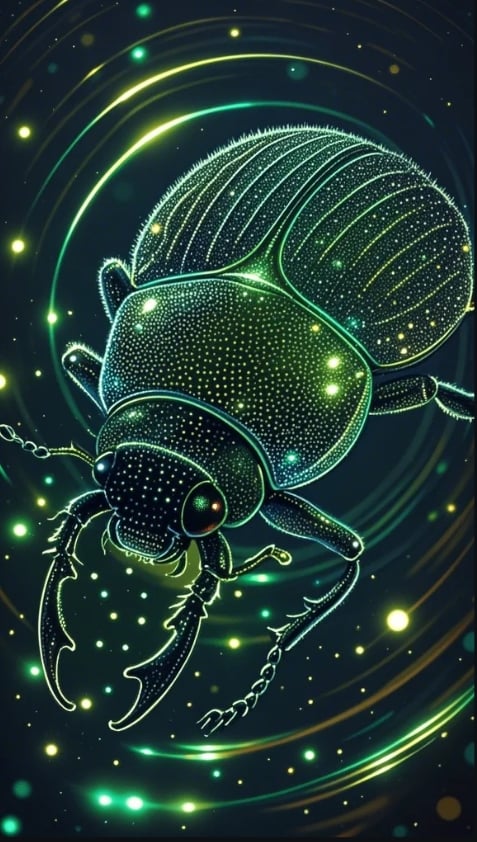点线画霓虹风格模型-flux1.0 by ai老头 on Tensor.Art