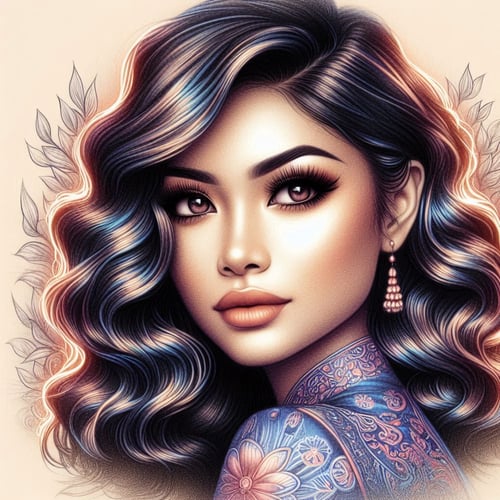 5d color pencil by Ann Rin on Tensor.Art