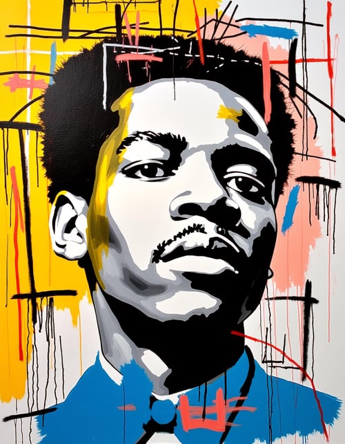 Jean-Michel Basquiat style  [by shahinkhll] by MacrossManiac on Tensor.Art