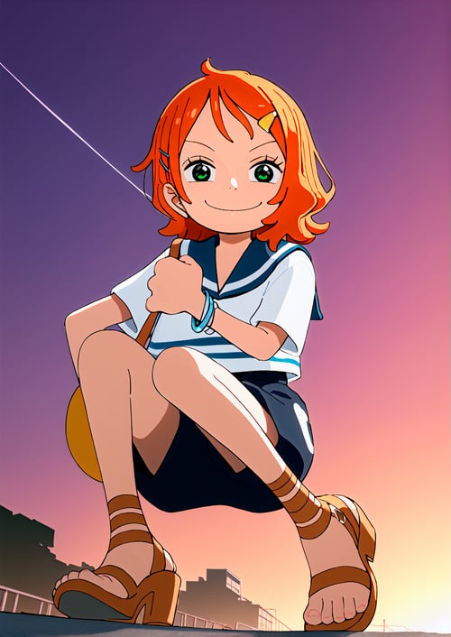 Nami's Fan Girl, one piece fan (fijota) by Real Anime on Tensor.Art
