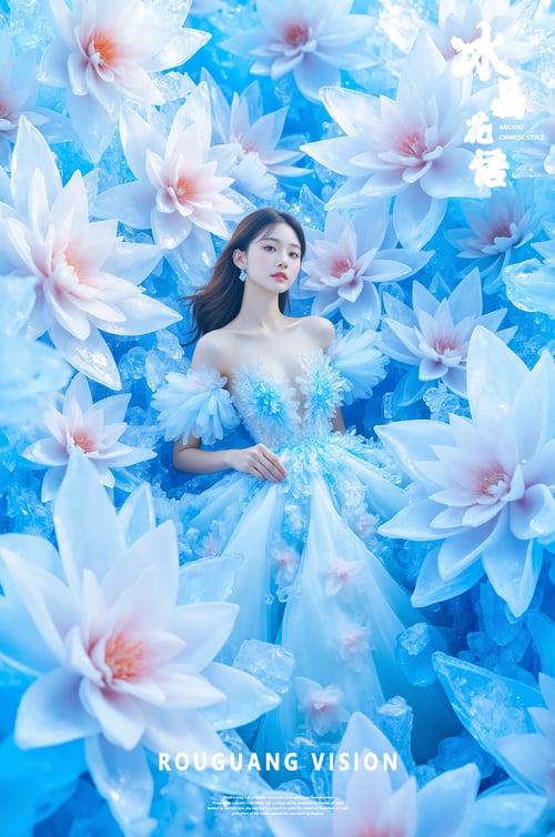 冰晶花语 by 柔光灯 on Tensor.Art