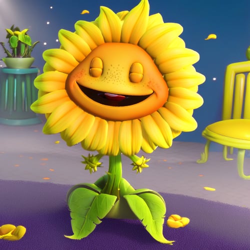 Sunflower - PVZ GW / Plants vs. Zombies Garden War by Eny5000 on Tensor.Art