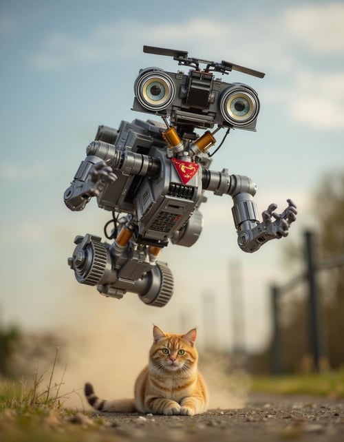 Johnny-5 Robot [Flux] by BChieng on Tensor.Art