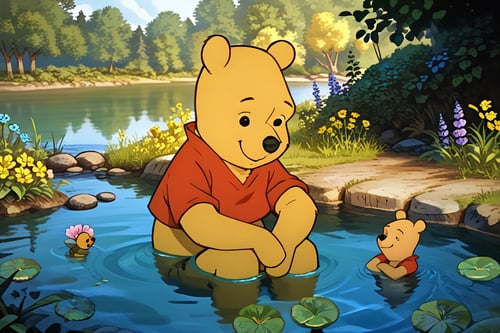 Winnie The Pooh Lora for PONY [Commission] by Oliver DR on Tensor.Art
