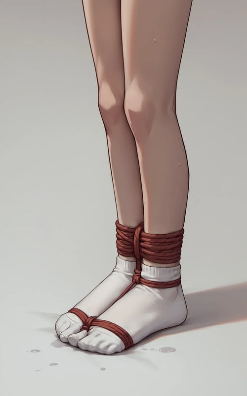 tied toes/bound feet for pony by reprinter on Tensor.Art