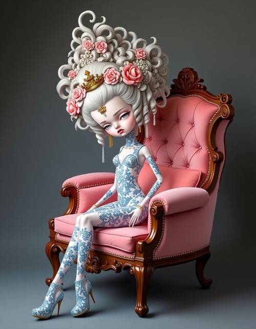 Rococo-Style Digital Art by Singuen on Tensor.Art
