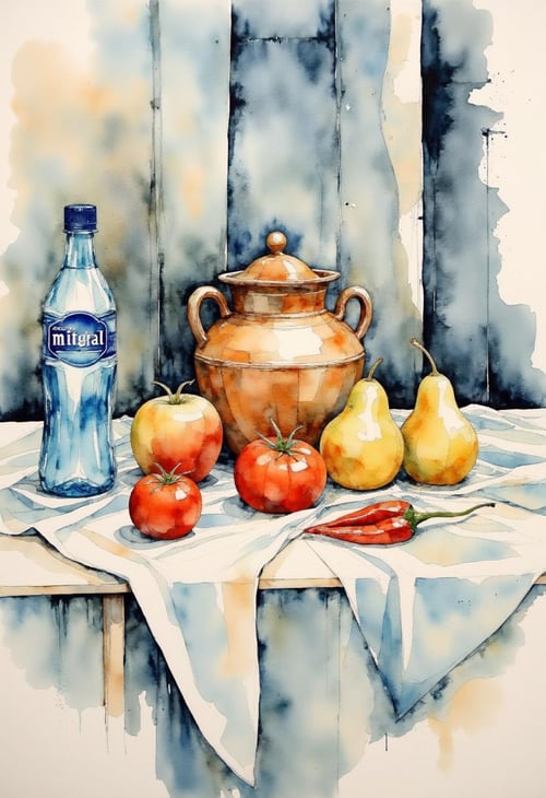Watercolor painting by Adel_AI on Tensor.Art
