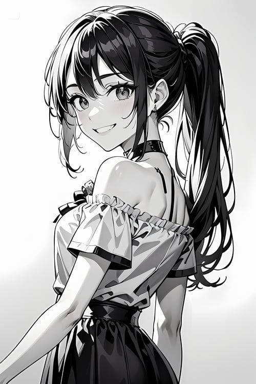 黑白素描二次元 by 绘炫 on Tensor.Art