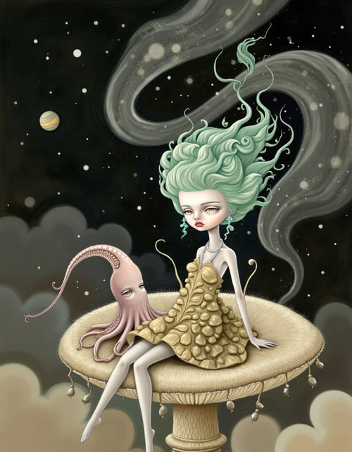 Rococo-Style Digital Art by Singuen on Tensor.Art