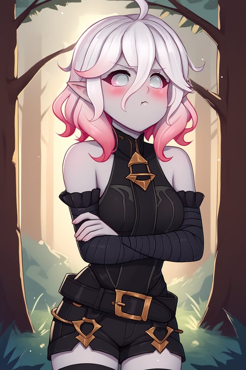 Mamako Pout Expression - LoRA PonyXL [ Concept ] by KillerUwU13_AI on Tensor.Art