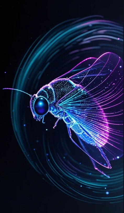 点线画霓虹风格模型-flux1.0 by ai老头 on Tensor.Art