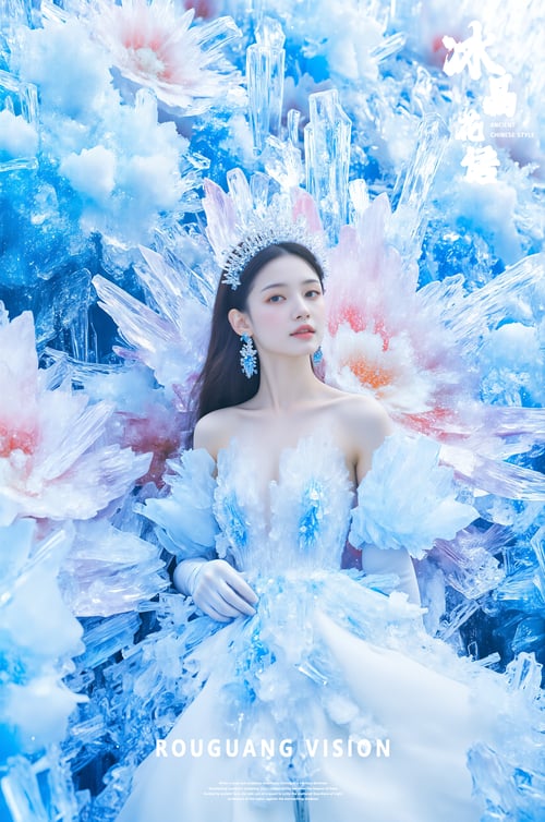冰晶花语 by 柔光灯 on Tensor.Art