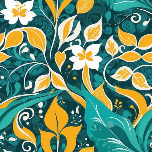 batik modern hijau by HUNT on Tensor.Art