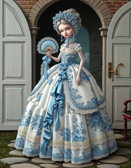 Rococo-Style Digital Art by Singuen on Tensor.Art