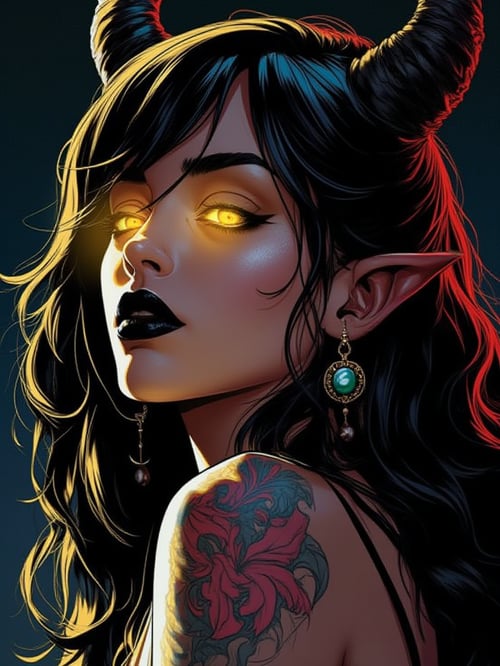 Comic Art Style Illustration Flux LoRA by Shopon_skp on Tensor.Art