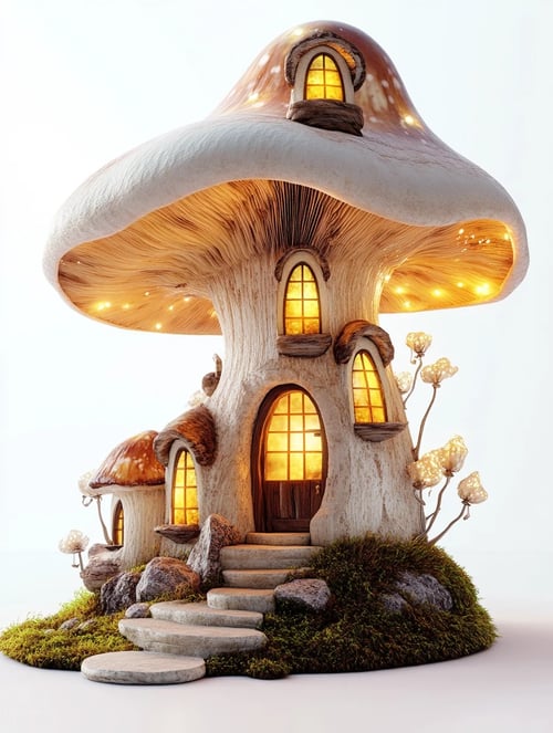 梦幻蘑菇小屋-flux1.0 by ai老头 on Tensor.Art