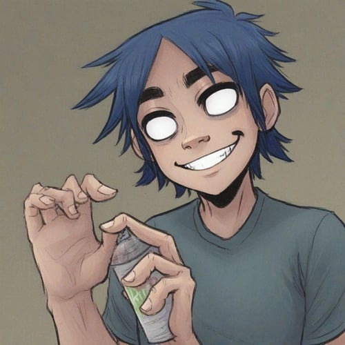 2D Gorillaz Pony by Themoonweeps on Tensor.Art
